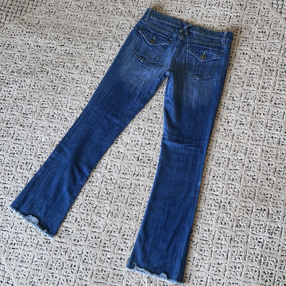 *JOES JEANS* Rocker Bootcut Raw Edge Low Rise 27 - Picture 4 of 8
